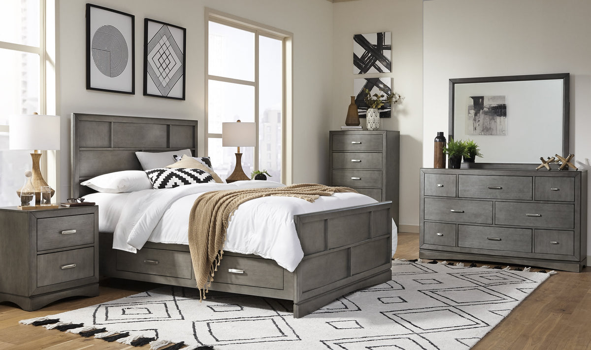 TORONTO MEDIA CHEST GRAY Najarian Furniture