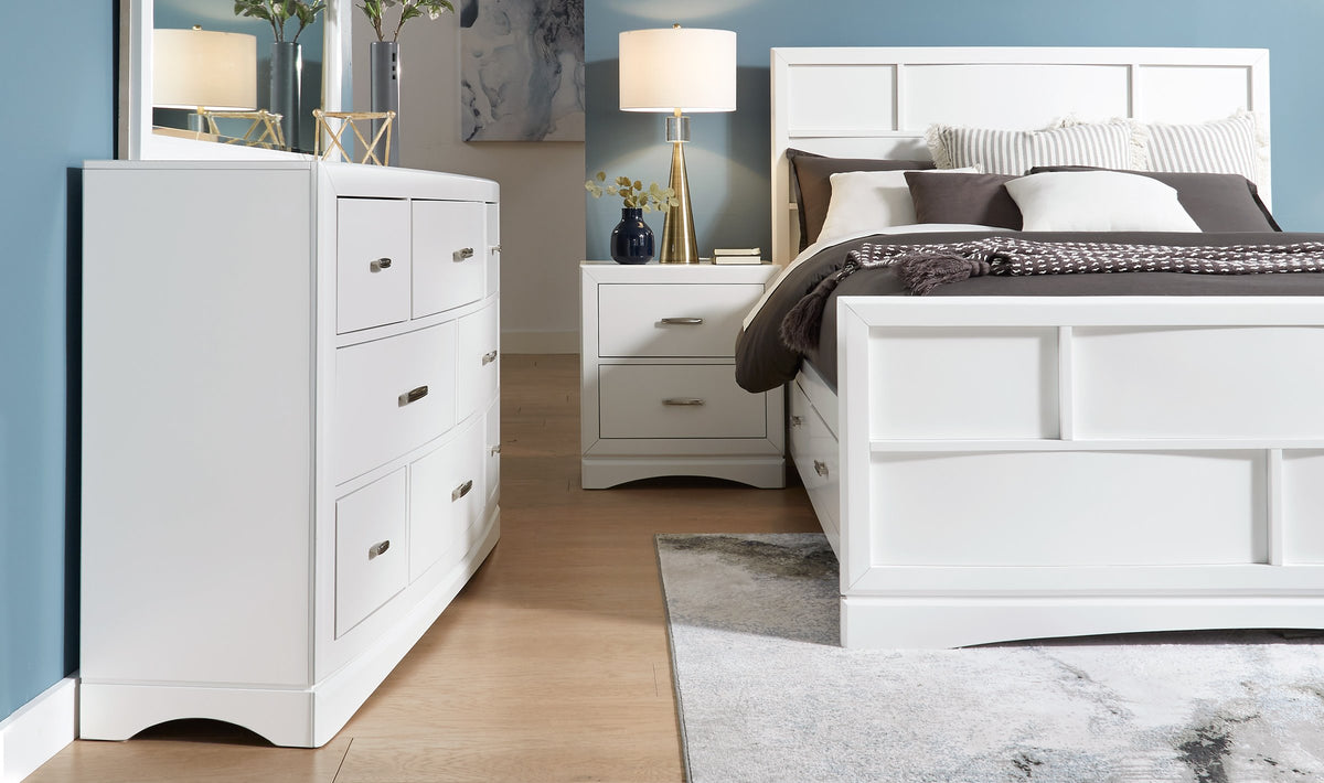TORONTO NIGHTSTAND WHITE Najarian Furniture