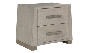 LINEA NIGHTSTAND with WOOD TOP