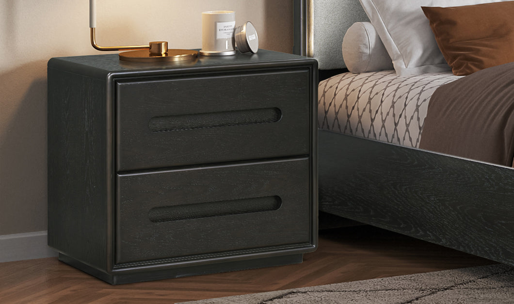POLARIS 2 DRAWER NIGHTSTAND - ESPRESSO
