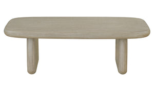 TAHOE RECTANGLE COFFEE TABLE - WAHSED OAK