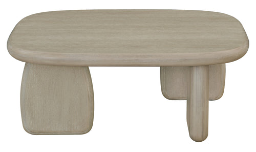 TAHOE SQUARE COFFEE TABLE - WASHED OAK