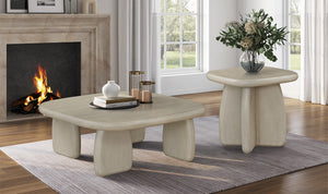 TAHOE SQUARE COFFEE TABLE - WASHED OAK